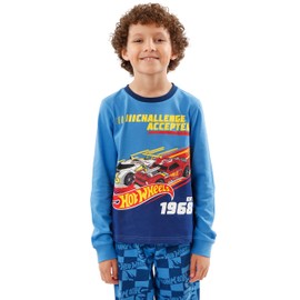 Hot Wheels Pyjamas | Racing Car Pyjamas Boys | Long Sleeve Pyjamas Boys, blue
