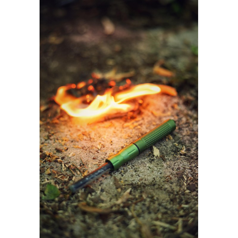 Forest Fundamentals Ferro Rod Fire Steel & Striker | Aluminium