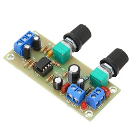 Subwoofer Preamp Board, LED Indicators, Single Supply Low Pass Filter Boards, Brass Terminals, Easy Wiring, Strong Interference, DC10-24V, for Subwoofer Audio Systems