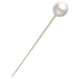 Marosam Hair Claw Hair Clip, Pearl, Hair Ornament, Hairpin, Simple, Kimono (Large)