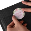 50 Stickers Save the Date Flower Motif Round Diameter 4.5