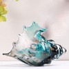 JinShiY Glass Conch Shell, Blown Glass Conch, Hand Blown Seashell