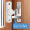 Luminous Door Bolt Sliding Lock, Pack of 2 Bedroom Snap