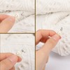 500Pcs Metal Open Bead Tips Knot Covers, Crimp Beads for