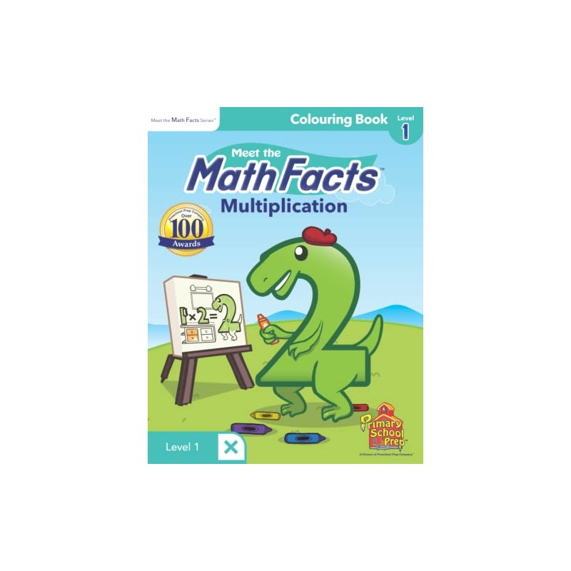Meet the Math Facts - Multiplication Level 1 Colouring Book