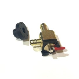 Single Cylinder Repair Genuine OEM Water Valve with Bushing for Wacker Plate Compactor WP1540AW, WP1550AW 0053577, 5000053577, 0113850, 5000113850