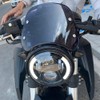 Motorcycle Headlight Windshield Windscreen for 5-7 Inch Round Motorcycles Wind