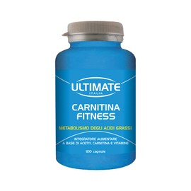 Ultimate Italia - Carnitina Fitness - 120 capsule - Integratore alimentare di acetyl carnitina, vitamine e zinco per trasformare il grasso in energia e stare in forma, senza glutine e lattosio