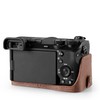 MegaGear Genuine Leather Half Camera Case for Sony Alpha a6700