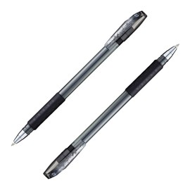 Bolígrafo Feel-It Pentel Retráctil Tinta de Baja Viscosidad Color Negro Blíster Pack con 02 Piezas Piezas-BX487BP2-A