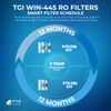 TGI WIN-445 Compatible RO Filter Replacement Kit, Under-sink Drinking Water