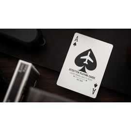 Murphy's Magic Supplies, Inc. Lounge Edition Marked (Tarmac Black) by Jetsetter Playing Cards