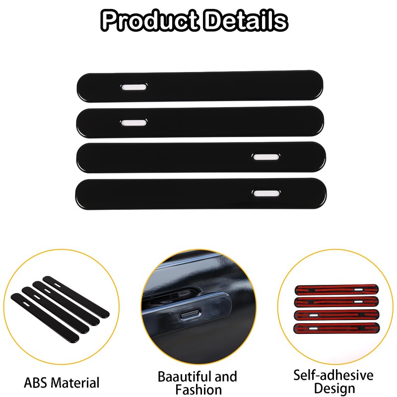 Heutamo Door Handle Cover Protector Sticker Compatible with Land Rover