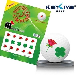 Magic Touch Golf Ball Stickers Rose Clover