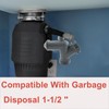 Garbage Disposal Drain Elbow Kit Compatible With Garbage Disposal 1-1/2