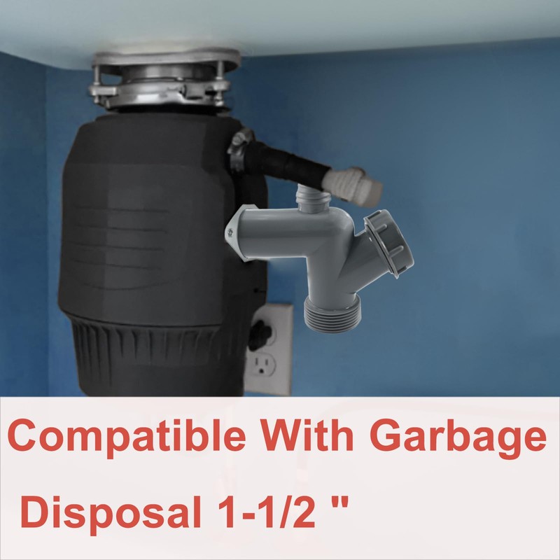 Garbage Disposal Drain Elbow Kit Compatible With Garbage Disposal 1-1/2