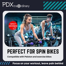 Gel Bike Seat Covers - Compatible Peloton Bike Seat Cushion - Bike Seat Cushion for Women Comfort - Stationary Bike Seat Cushion - Bike Cushion Seat Cover - Gel Seat Cover for Bike