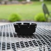 4" Black Ashtrays- Pack of 2ct