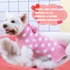 KYEESE Dog Sweater Dress Polka Dot Dog Sweater for Girl