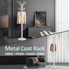 Kertnic Modern Coat Rack Freestanding with Natural Marble Base &