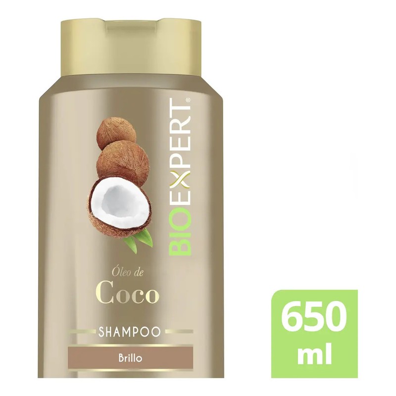BIOEXPERT Shampoo Óleo de Coco, recubre el cabello dejándolo radiante