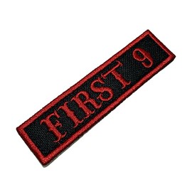 NT0533T04 First 9 Patch Embroidery Thermo Adhesive or Sewing