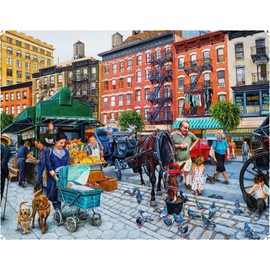 Streets of New York (549 Pieces) Wooden Jigsaw Puzzle