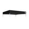 Eurmax USA 8x8 Flat Replacement Canopy Top (Black)