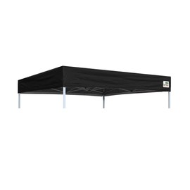 Eurmax USA 8x8 Flat Replacement Canopy Top (Black)
