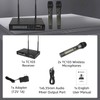 Retekess TC103 Wireless Microphones Bluetooth, Dual Wireless Handheld Microphone System,