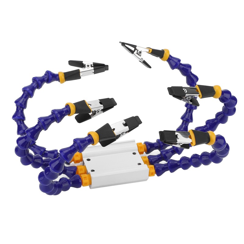 Soldering Helping Hands ABS Flexible Arm Aluminum Alloy Base Third