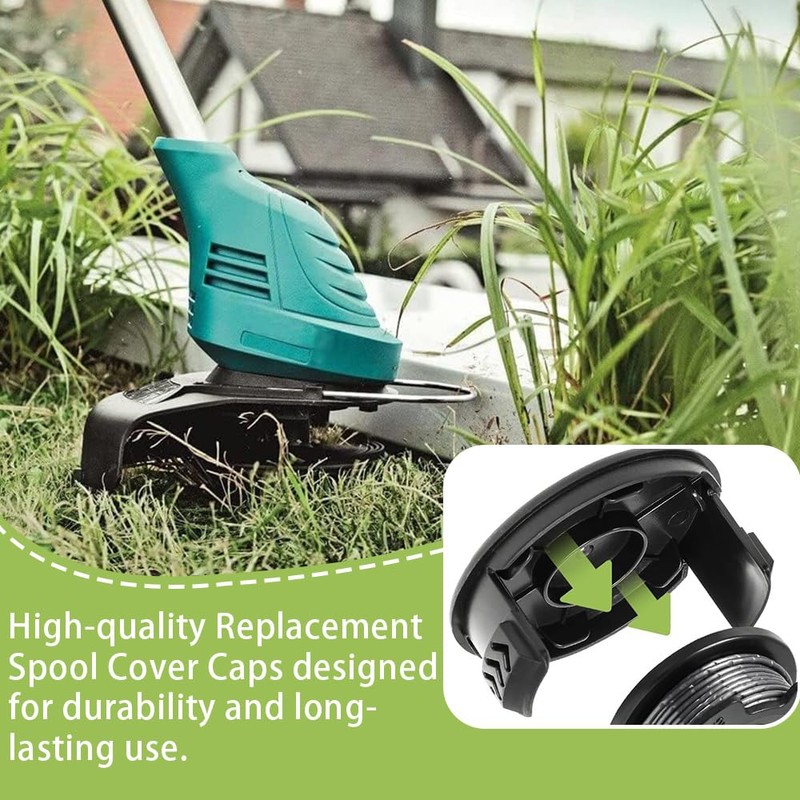 Pack of 4 Grass Trimmer Spool Covers Compatible with Bosch