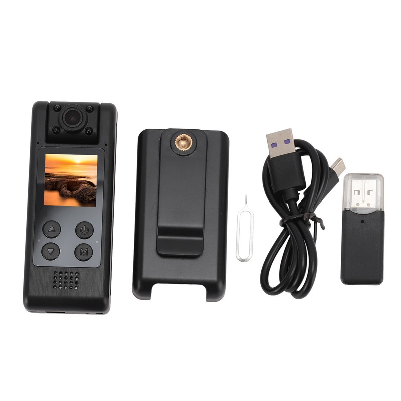 Body Worn Camera Professional 180 Degree Rotation HD Night Vision