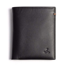 Snakehive Real Leather RFID Blocking Mens Slim Wallet Credit Carder Holder Bifold In Eco Friendly Packaging (Black and Brown)