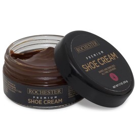 Rochester Premium Shoe Cream, Shoe Polish for Leather Shoes, Leather Conditioner for Shoes, Shoe Accessories, Burgundy, 1.7 oz.