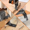 Kyoffiie 100 Pcs Oscillating Tool Blades, Quick Release Multitool Blades