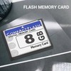 Peakloong Professional 8GB Compact Flash Memory Card(White&Blue)