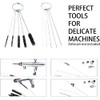 EBEST 4 SET Airbrush Cleaning Kit Repair Tools Needle Nozzle