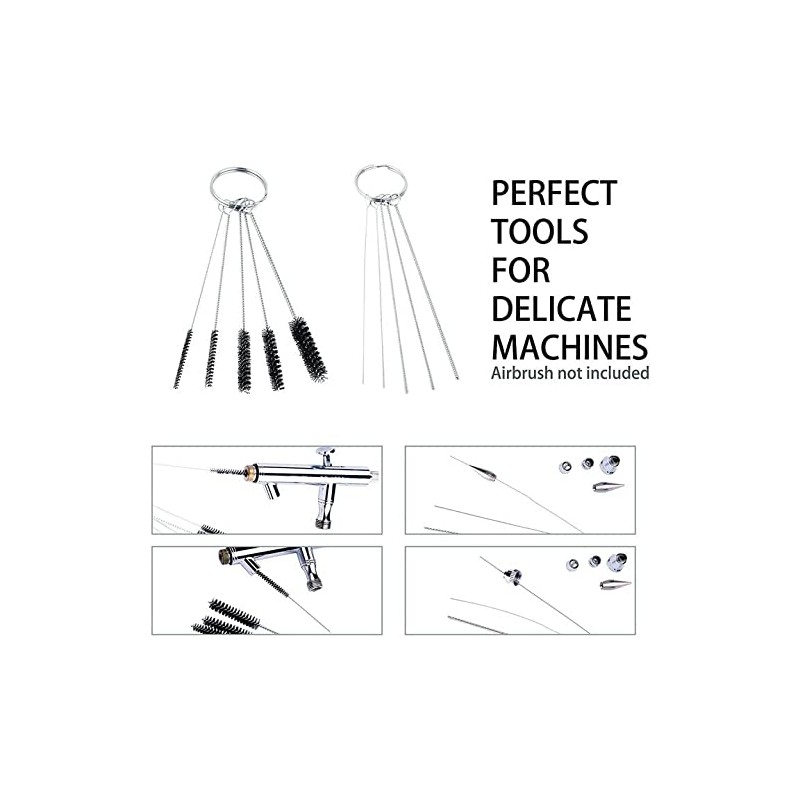 EBEST 4 SET Airbrush Cleaning Kit Repair Tools Needle Nozzle