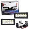 iJDMTOY Rear Bumper Mount Searchlight Reverse LED Light Bars Compatible