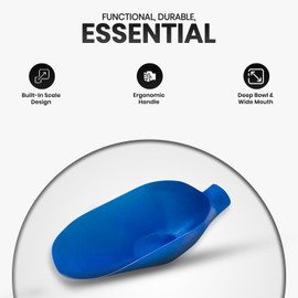 Rattleware 16.85" Kilo Bean Scale Scoop - Durable Precision Coffee Bean Measuring and Scooping Tool for Home Kitchen Baristas or Commercial Use (Blue)