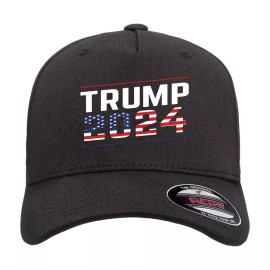 Flexfit TRUMP 2024 MAGA 45 47 Legend You Missed Never Surrender Hat Flexfit Baseball Cap - Navy, L/XL