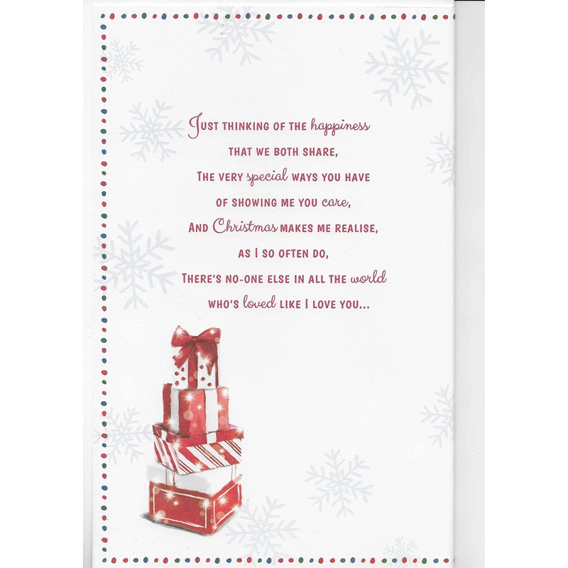 Husband Extra Large Christmas Card - 'to My Very Special