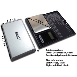G&G MS-B 1000g/0,1g Taschenwaage Feinwaage Digitalwaage Goldwaage Münzwaage Scale