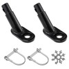 Pack of 2 Bicycle Trailer Coupling with Locking Pin Towing