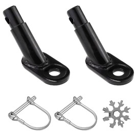 Pack of 2 Bicycle Trailer Coupling with Locking Pin Towing Hitch Bicycle Trailer Adapter Dog Trailer Load Trailer Children's Trailer Coupling Universal for Children's Bicycle Pushchair Dog Pram