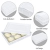 Afromy 4 Pack Stackable Dough Proofing Container with Lid, Plastic