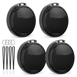 4Pcs Air Tracker Tag, Bestcool Item Finder Bluetooth Smart Tracker Tags Compatible with Apple “Search” App (iOS Only) IP67 Waterproof for Pet, Key, Luggage, Backpack, Wallets