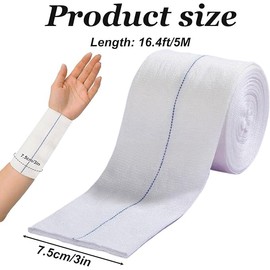 Tubular Bandage Elasticated Tubular Bandages – Support for Injuries & Sprains – Comfortable Compression for Fast Healing – Soft & Breathable for All-Day Wear