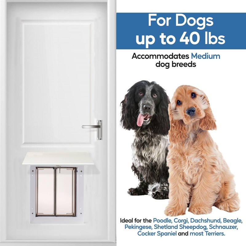 Plexidor Performance Pet Doors Universal Pet Door Awning - Door